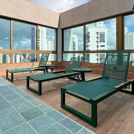 Flat Em Boa Viagem Apto 703 - Rooftop 470 Recife Exterior foto